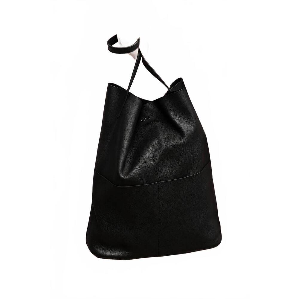 NEW RISA women's lila pocket tote in black